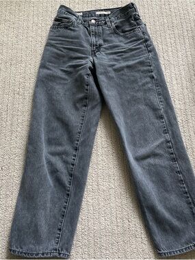 Levi's Baggy Dad Jeans in Faded Black Denim
